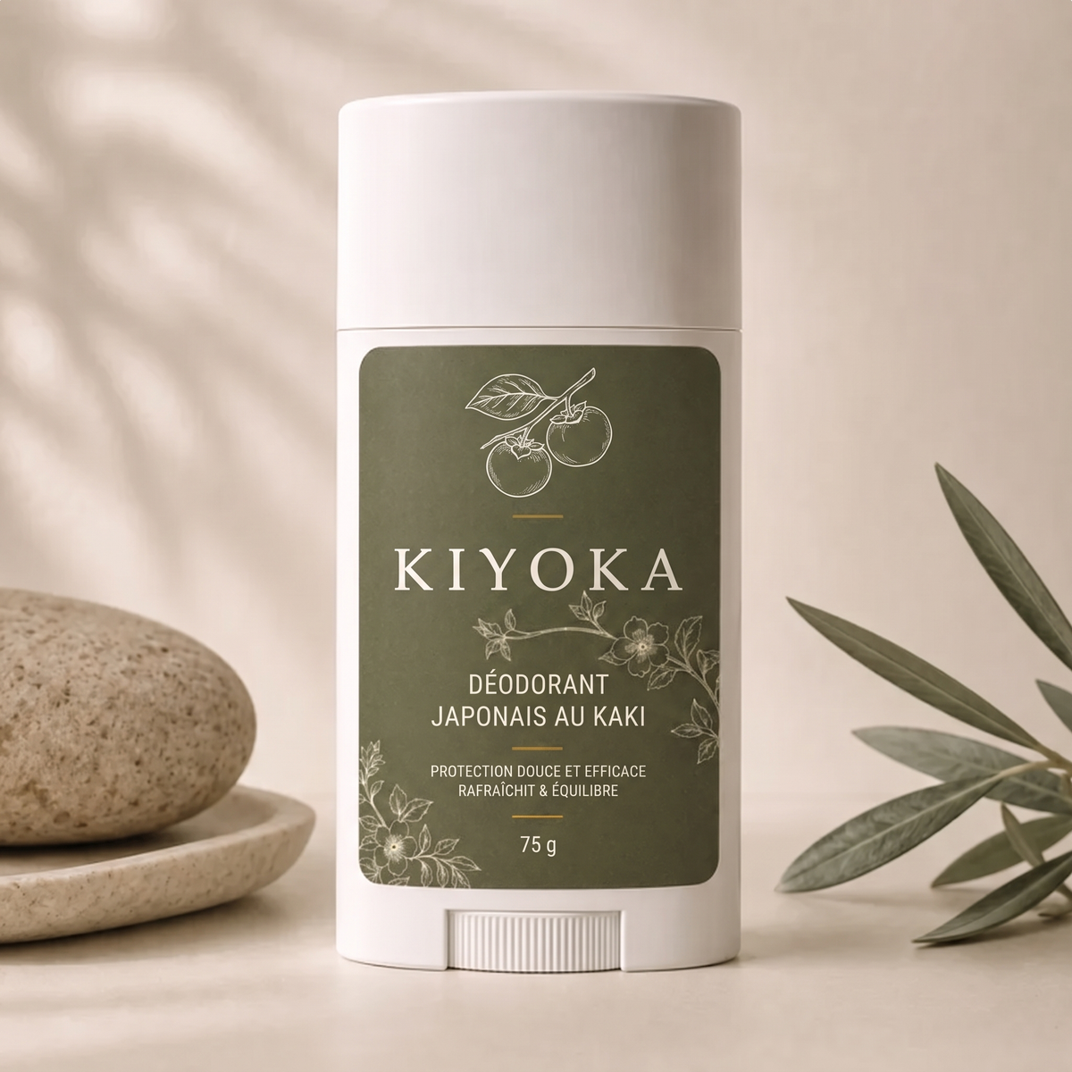 Déodorant au Kaki